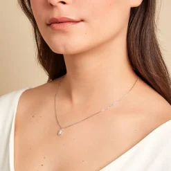 Histoire d'Or Collier Stellie Argent Blanc Oxyde De Zirconium Discount