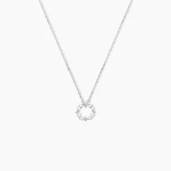 Histoire d'Or Collier Sueda Argent Blanc Oxyde De Zirconium