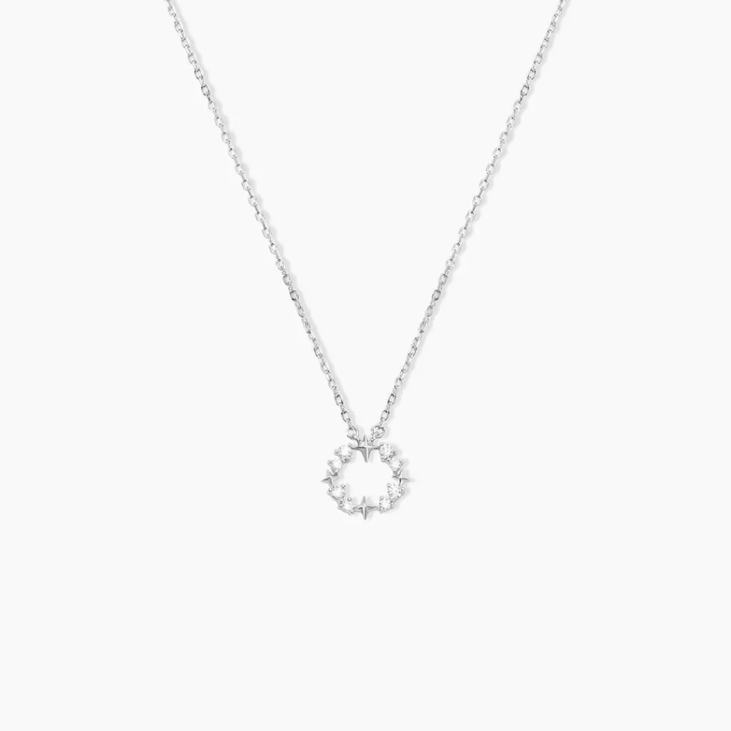 Histoire d'Or Collier Sueda Argent Blanc Oxyde De Zirconium