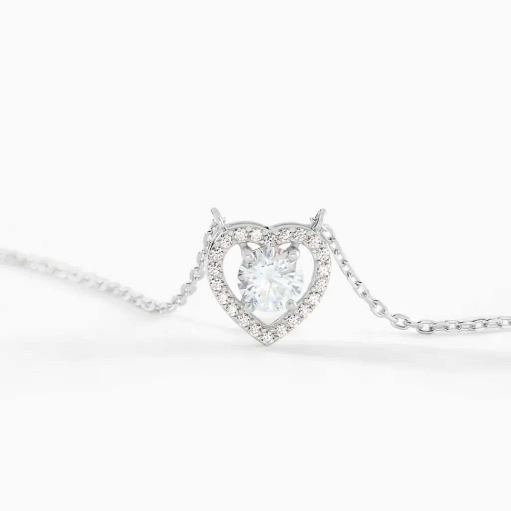 Histoire d'Or Collier Suzon De Zirconium argent blanc oxyde Discount