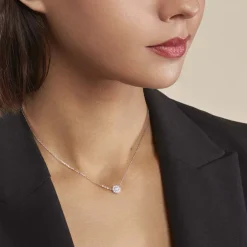 Histoire d'Or Collier Swanny Argent Blanc Oxyde De Zirconium New