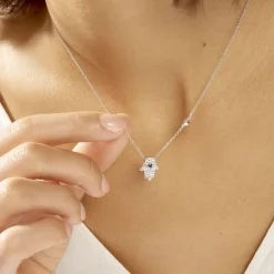 Histoire d'Or Collier Symbolique Argent Blanc Oxyde De Zirconium Outlet