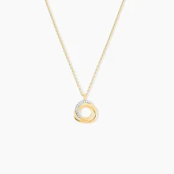 Histoire d'Or Collier Syrena or jaune diamant Outlet