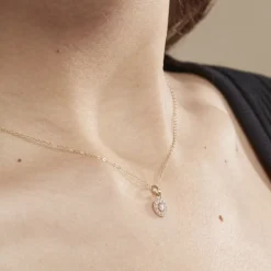 Histoire d'Or Collier Tahera Or Jaune Oxyde De Zirconium Hot