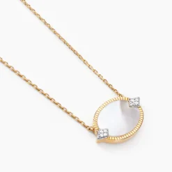 Histoire d'Or Collier Tahina Or Jaune Nacre Diamant or jaune nacre blanc Online