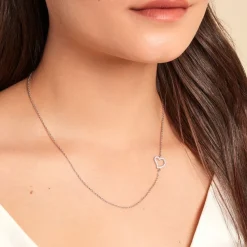 Histoire d'Or Collier Tahis Argent Blanc Oxyde De Zirconium Clearance