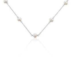 Histoire d'Or Collier Tanis Argent Perle De Culture Sale