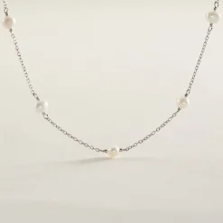 Histoire d'Or Collier Tanis Argent Perle De Culture Sale