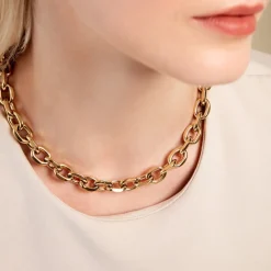 Histoire d'Or Collier Tariia Acier Jaune Hot