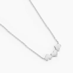 Histoire d'Or Collier Te Amo Argent Blanc Sale