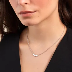 Histoire d'Or Collier Te Amo Argent Blanc Sale