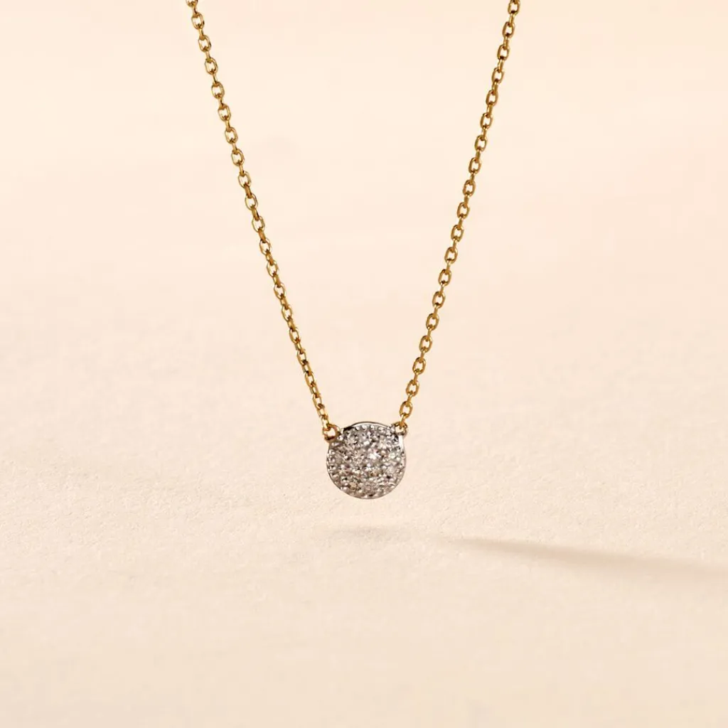 Histoire d'Or Collier Teani or jaune diamant Sale