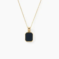 Histoire d'Or Collier Tertius Or Jaune Onyx Online