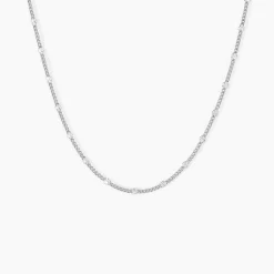 Histoire d'Or Collier Tessie Argent Blanc Discount