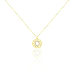 Histoire d'Or Collier Thallya Or Jaune Oxyde De Zirconium