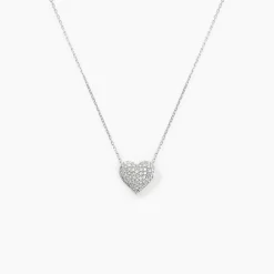 Histoire d'Or Collier Ti Amo Or Blanc Diamant Hot