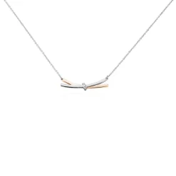 Histoire d'Or Collier Tonnia Or Bicolore Diamant New