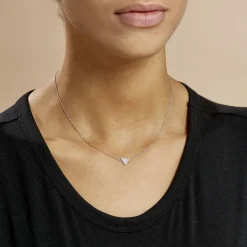 Histoire d'Or Collier Trilia Argent Blanc Online