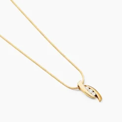 Histoire d'Or Collier Trilogie Or Jaune Diamant