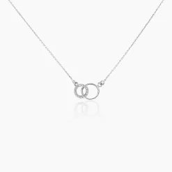 Histoire d'Or Collier Twillie Argent Blanc Oxyde De Zirconium Best