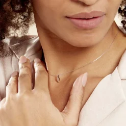 Histoire d'Or Collier Tylane or blanc diamant Sale