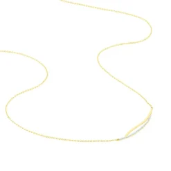 Histoire d'Or Collier Una Or Jaune Diamant New