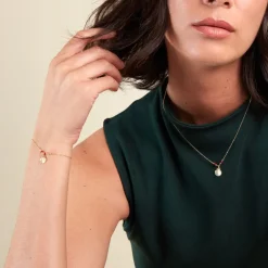 Histoire d'Or Collier Under The Sea Or Jaune Corail or jaune corail p&ecirc;che Discount