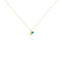 Histoire d'Or Collier Under The Sea Or Jaune Turquoise or jaune turquoise turquoise New