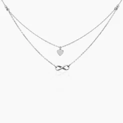 Histoire d'Or Collier Urielle Argent Blanc Sale