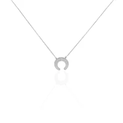 Histoire d'Or Collier Vaea Argent Blanc Sale