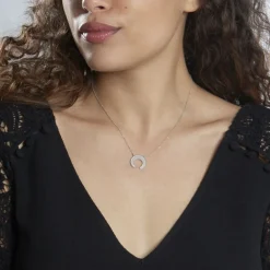 Histoire d'Or Collier Vaea Argent Blanc Sale