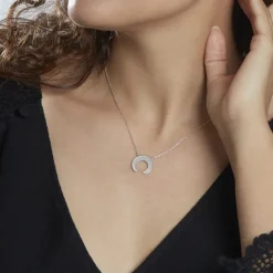 Histoire d'Or Collier Vaea Argent Blanc Sale