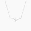Histoire d'Or Collier Valeriana Or Blanc Oxyde De Zirconium Online
