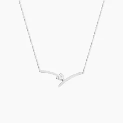 Histoire d'Or Collier Valeriana Or Blanc Oxyde De Zirconium Online
