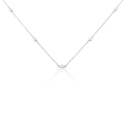 Histoire d'Or Collier Vashti Argent Blanc Oxyde De Zirconium Online