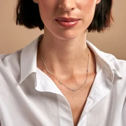 Histoire d'Or Collier Vashti Argent Blanc Oxyde De Zirconium Online