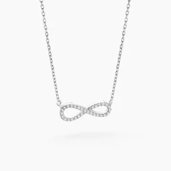 Histoire d'Or Collier Veda Argent Blanc Oxyde De Zirconium New