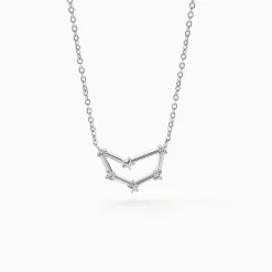 Histoire d'Or Collier Vega Argent Blanc Oxyde De Zirconium Clearance
