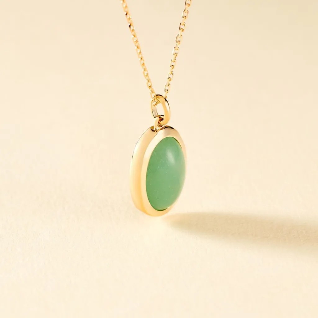 Histoire d'Or Collier Veina Plaqué Or Jaune Aventurine Clearance