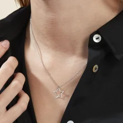 Histoire d'Or Collier Velma Argent Blanc Online