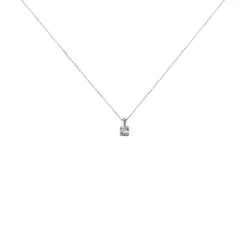 Histoire d'Or Collier Victoria Platine Blanc Diamant