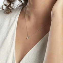 Histoire d'Or Collier Victoria Platine Blanc Diamant Clearance