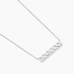 Histoire d'Or Collier Vinie Argent Blanc Best