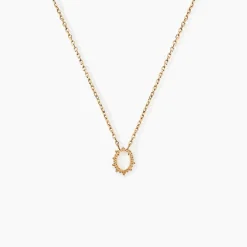 Histoire d'Or Collier Vintage Love Plaqué Or Jaune Pierre De Lune plaqué or jaune pierre de lune blanc Clearance