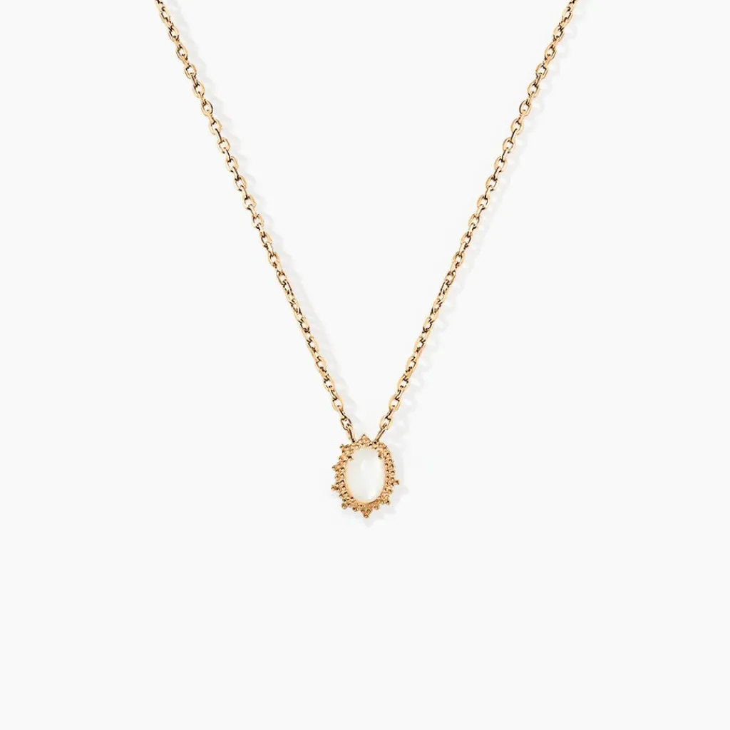 Histoire d'Or Collier Vintage Love Plaqué Or Jaune Pierre De Lune plaqué or jaune pierre de lune blanc Clearance