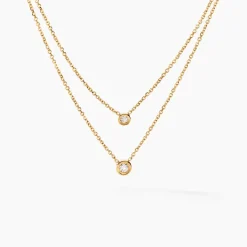 Histoire d'Or Collier Virguinia Or Jaune Oxyde De Zirconium Online