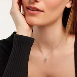 Histoire d'Or Collier Wallie Argent Blanc Oxyde De Zirconium Outlet