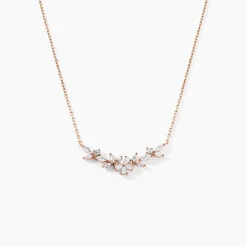 Histoire d'Or Collier Wanda Argent Rose Oxyde De Zirconium Best