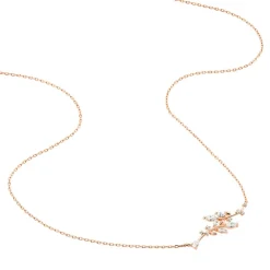 Histoire d'Or Collier Wendy Argent Rose Oxyde De Zirconium Outlet