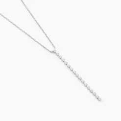 Histoire d'Or Collier Whitney Argent Blanc Oxyde De Zirconium Clearance